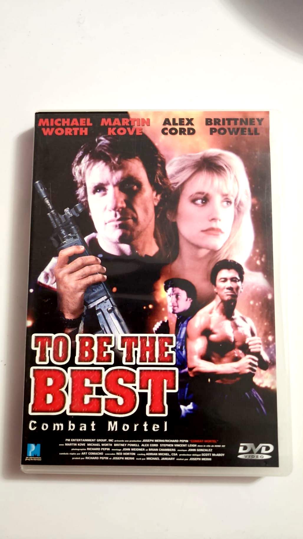 Jaquette avant du DVD To Be the Best Combat mortel avec Martin Kove