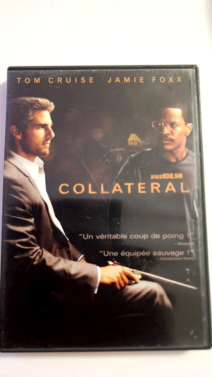 Jaquette avant Collateral DVD avec Tom Cruise et Jamie Foxx