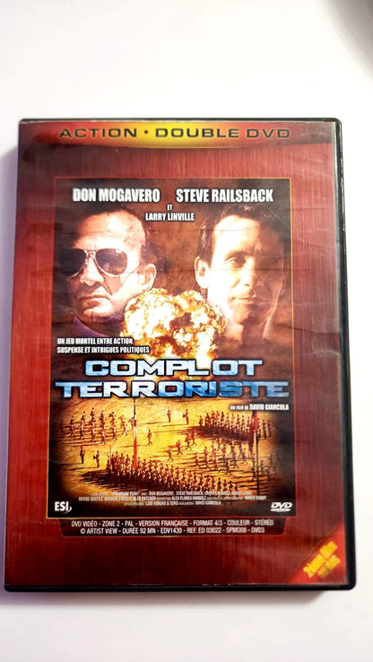 Jaquette Complot terroriste du coffret Action double DVD