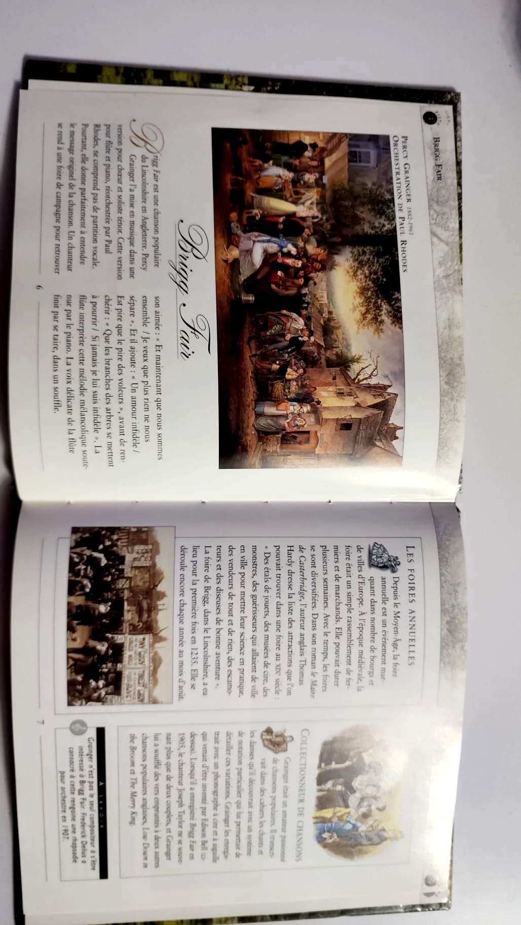 Pages intérieures illustrées du livre Scènes champêtres
