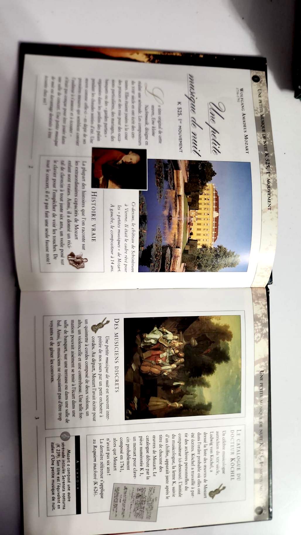 Livre ouvert avec CD audio et livret d’écoute