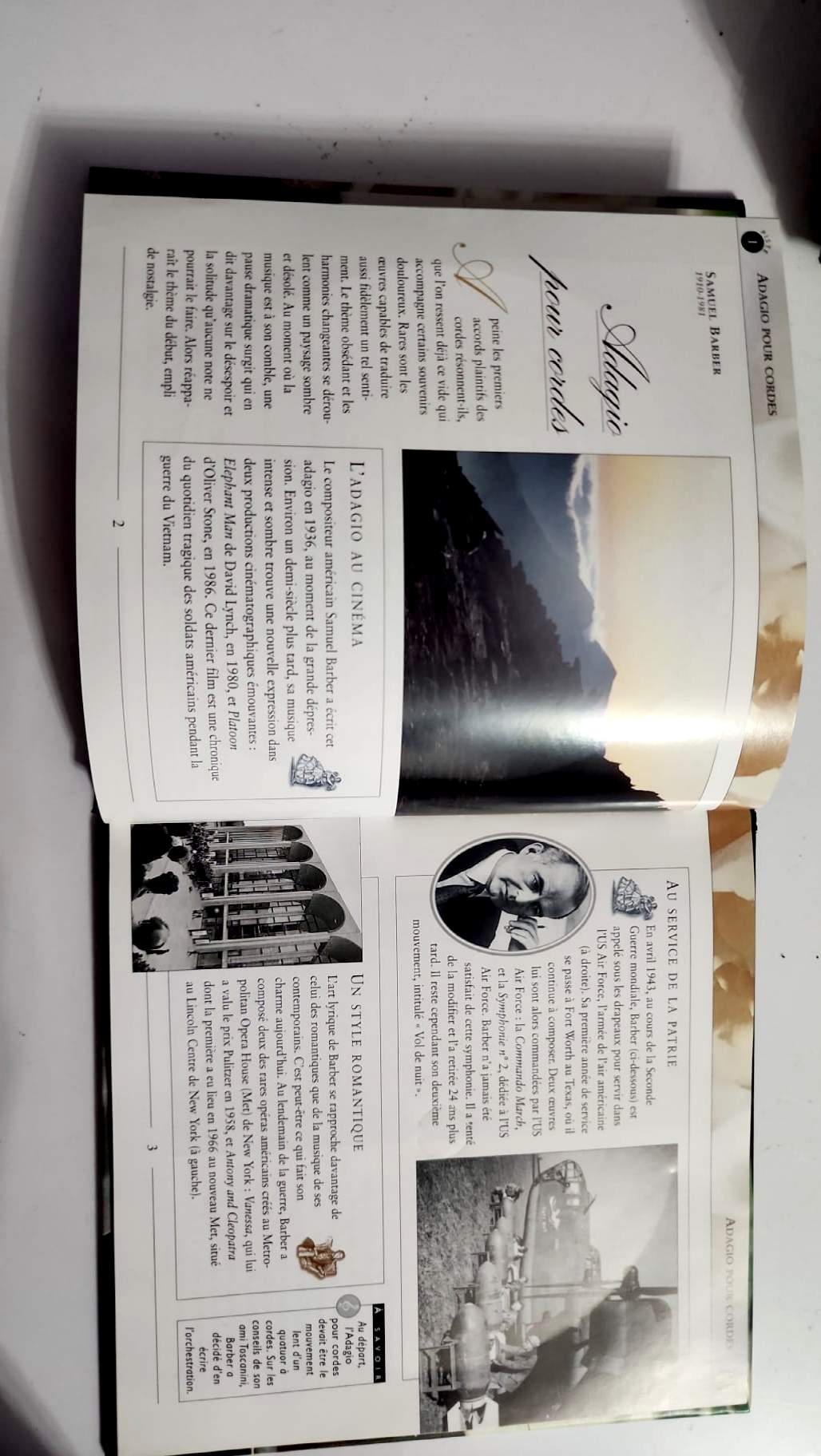 Dos du livre et programme des 12 plages du CD
