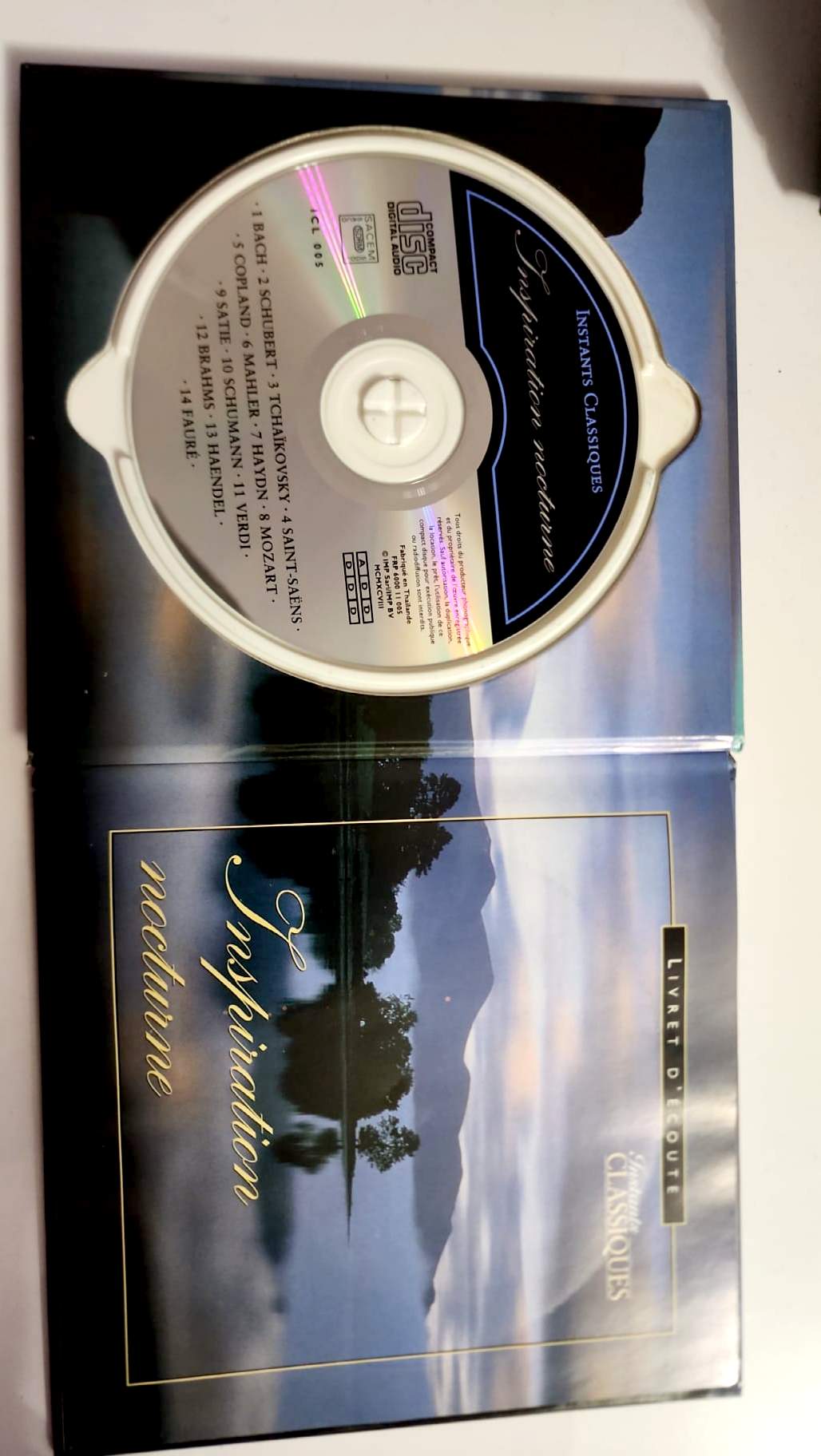 Dos du livre et programme des 14 plages
