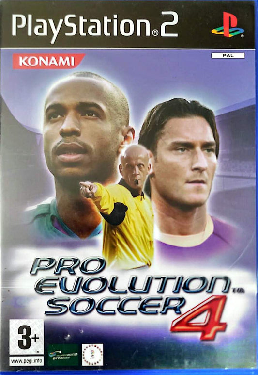 Pro Evolution Soccer 4 PES 4 PS2 PlayStation 2 PAL FR Jeu de Football Konami