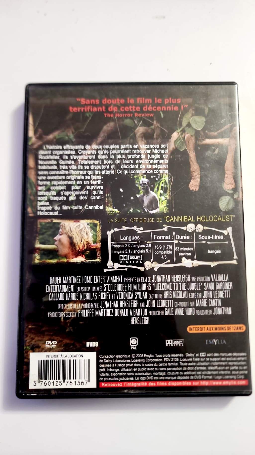 Welcome to the Jungle DVD - Pochette arrière