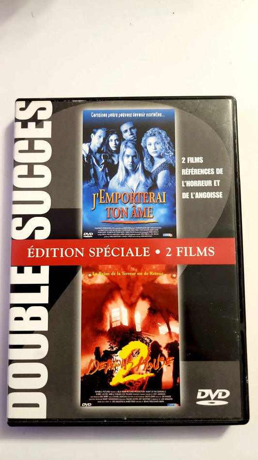 DVD Double Succès – J'emporterai ton âme / Demon's House 2 – Verso