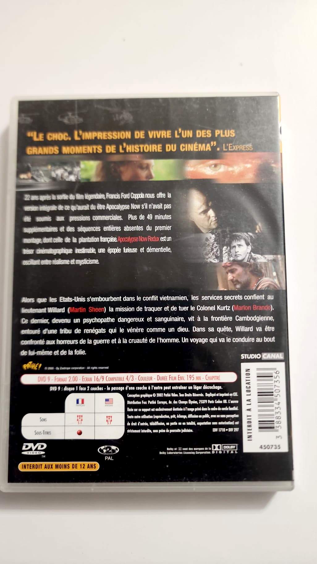 Apocalypse Now Redux - DVD - Francis Ford Coppola