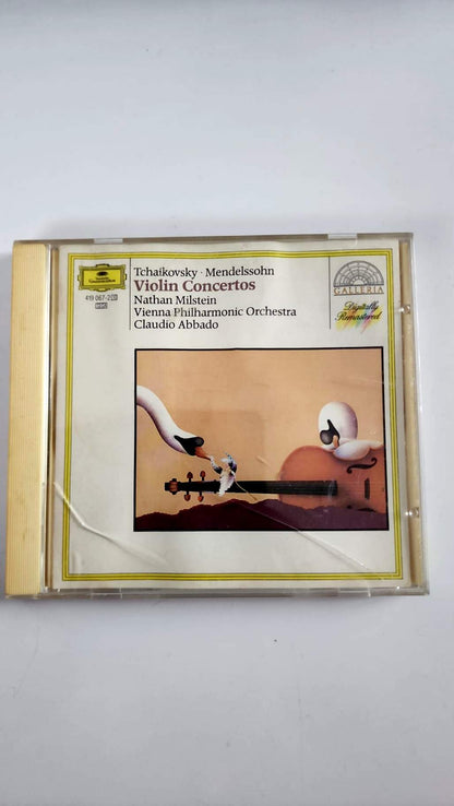 Concertos Tchaïkovski et Mendelssohn – Nathan Milstein, Claudio Abbado – CD avant