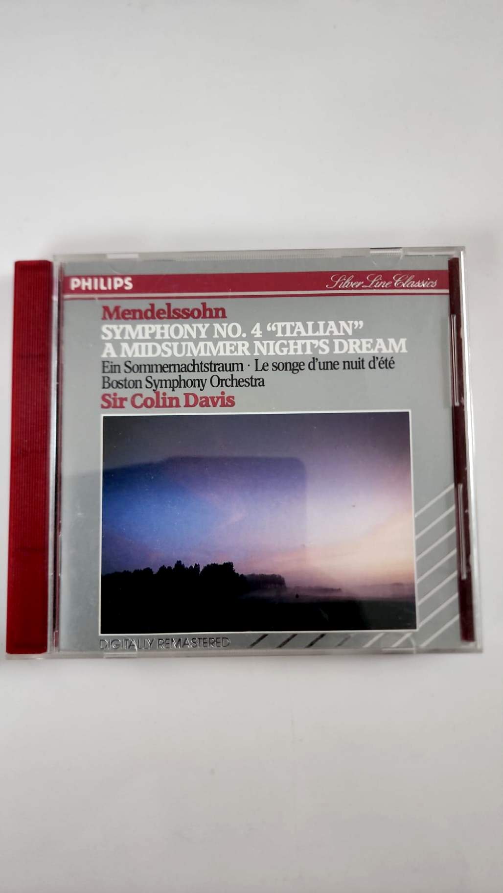 Mendelssohn – programme du CD Philips 420 653-2, jaquette arrière