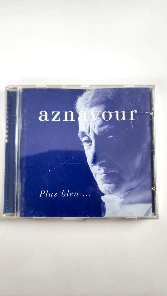 Charles Aznavour – Plus bleu… – dos et liste des titres