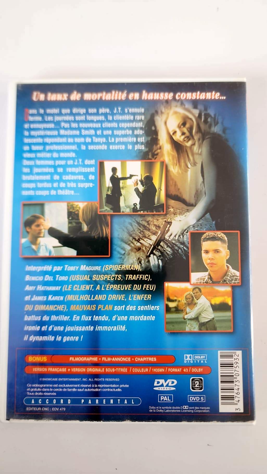 Mauvais Plan DVD - Pochette arrière
