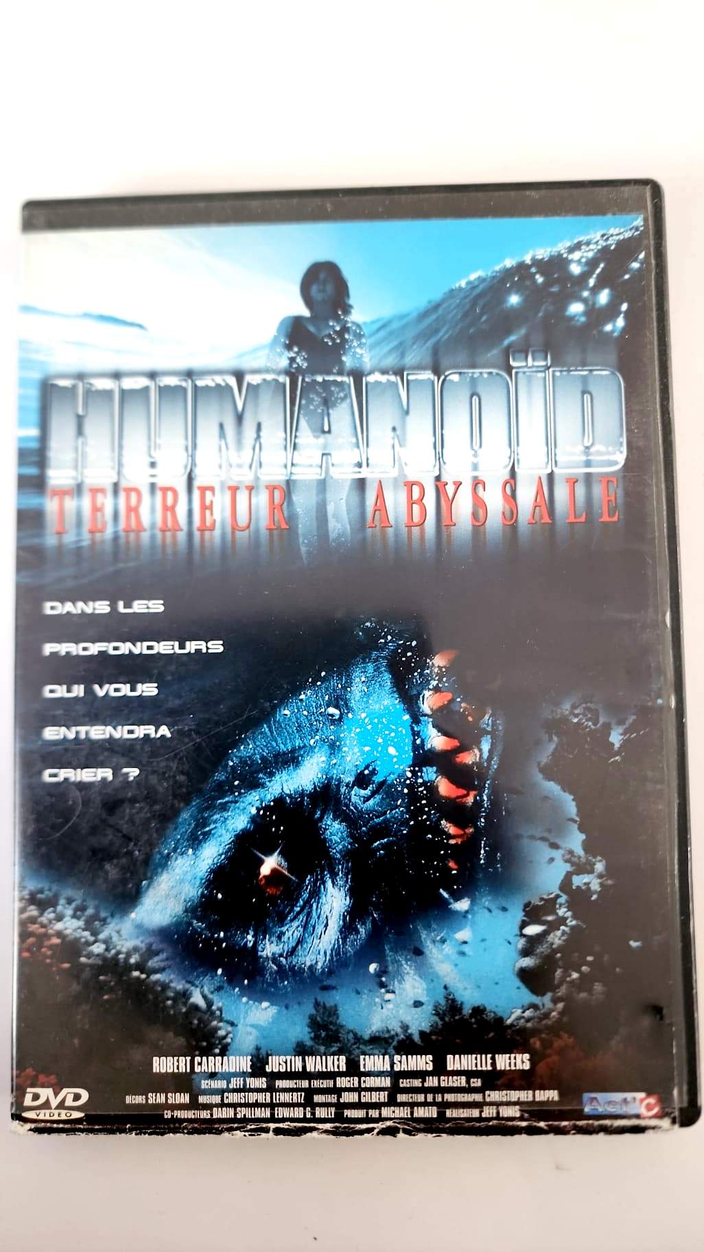Humanoïd Terreur Abyssale DVD - Pochette avant