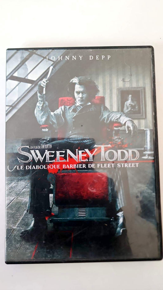 Sweeney Todd DVD - Pochette avant