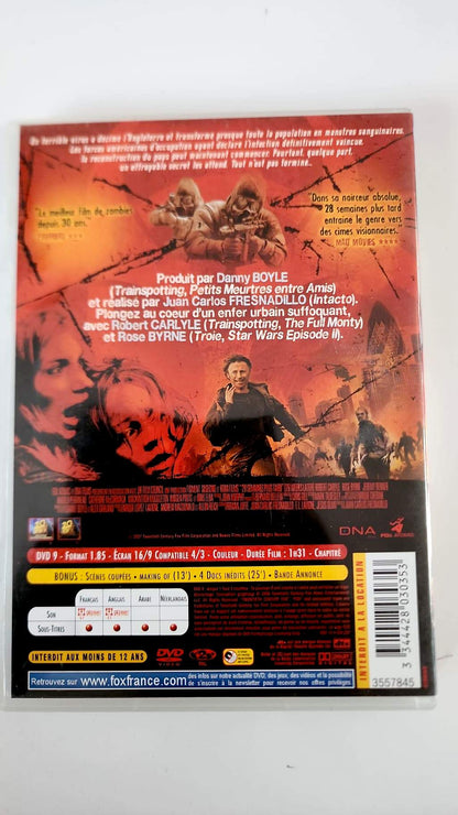28 Semaines Plus Tard DVD - Pochette arrière
