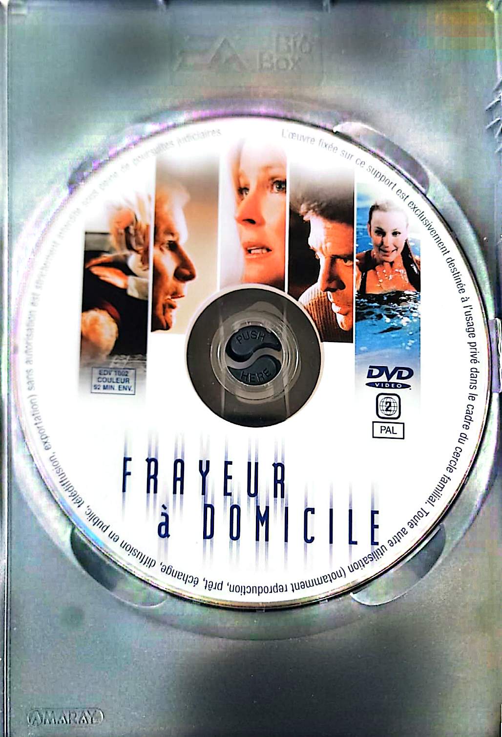 Frayeur à Domicile DVD Seul Sans Boîtier Film Thriller Occasion PAL