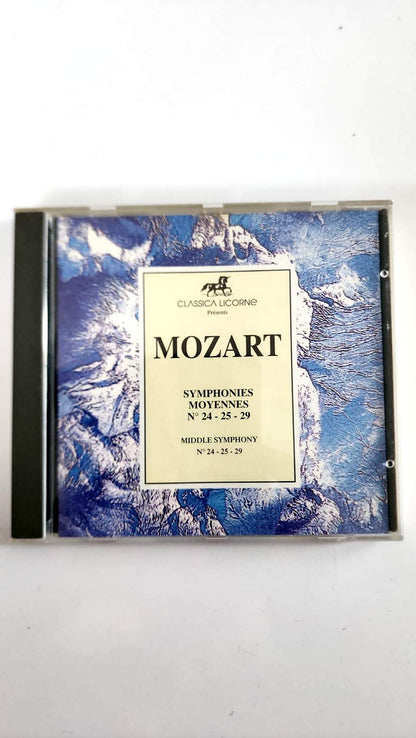 Mozart – Symphonies moyennes n° 24, 25 et 29 – CD Classica Licorne
