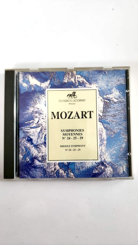 Mozart – Symphonies moyennes n° 24, 25 et 29 – CD Classica Licorne