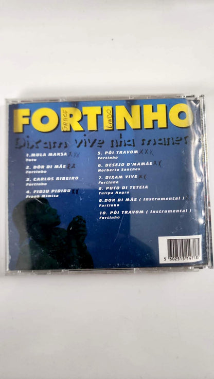 Fortinho, programme et annotations au dos