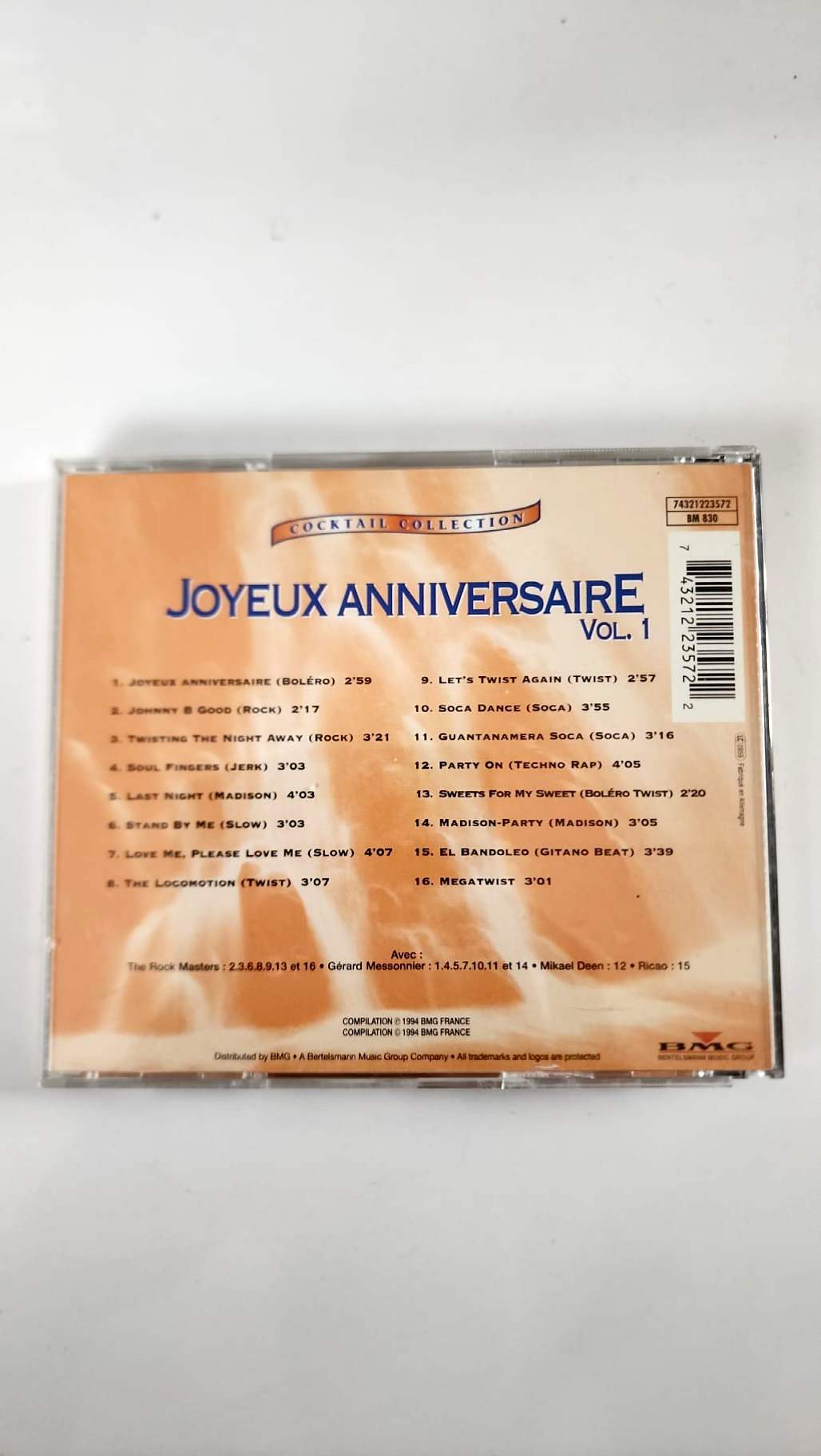 Code-barres 743212357222 et référence BMG