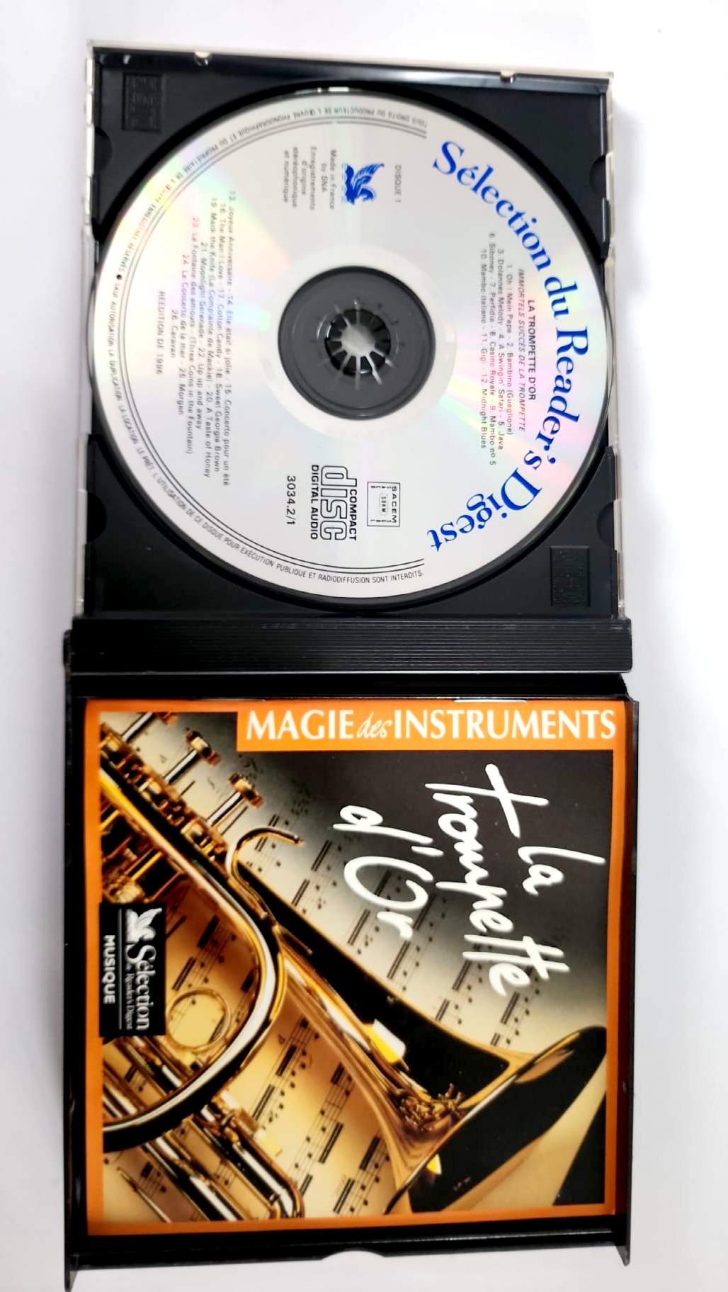 La Trompette d’Or, disque 1 et livret