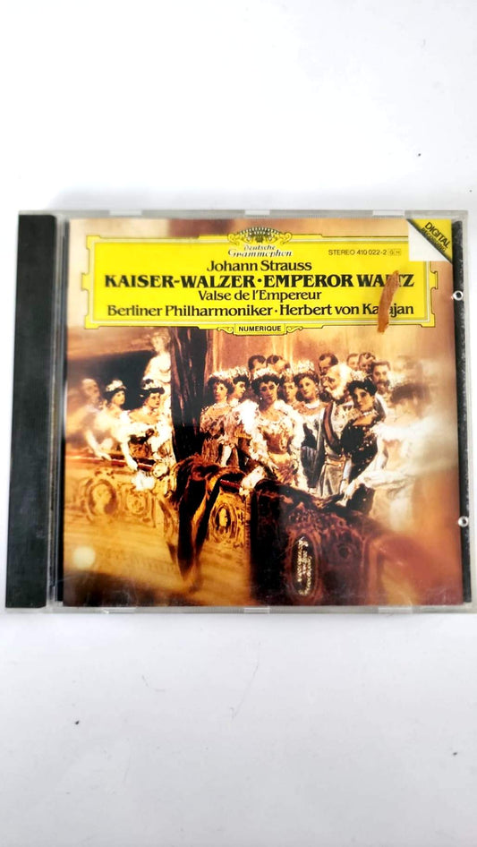 Johann Strauss – Kaiser-Walzer, Valse de l’Empereur – Karajan – CD Deutsche Grammophon