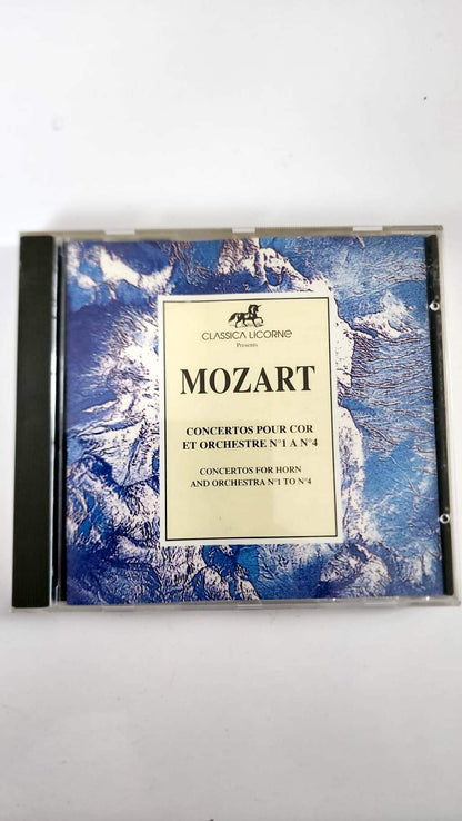 Mozart – Concertos pour cor et orchestre n° 1 à 4 – CD Classica Licorne
