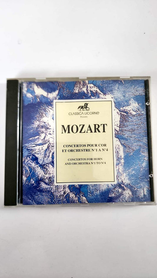 Mozart – Concertos pour cor et orchestre n° 1 à 4 – CD Classica Licorne