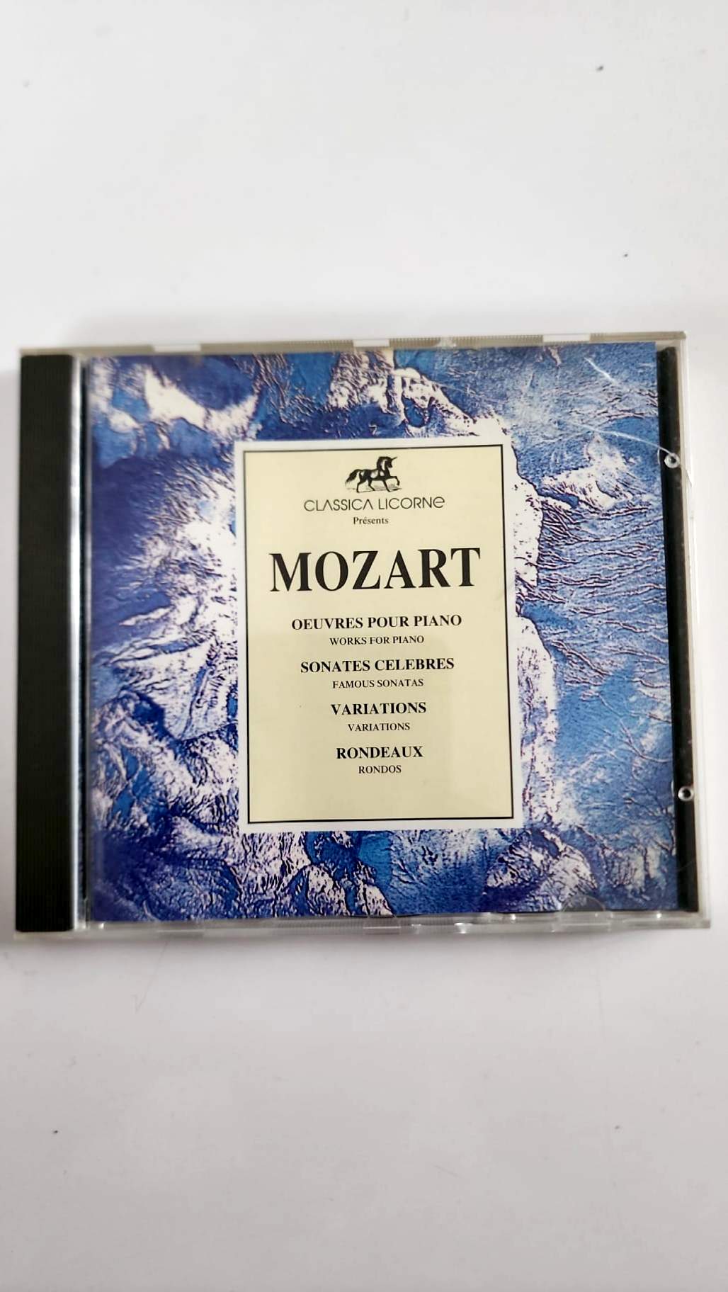 Mozart – Œuvres pour piano : sonates, variations et rondeaux – Peter Schmalfuss – CD Classica Licorne