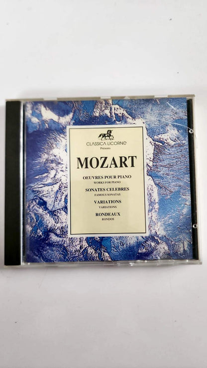 Mozart – Œuvres pour piano : sonates, variations et rondeaux – Peter Schmalfuss – CD Classica Licorne