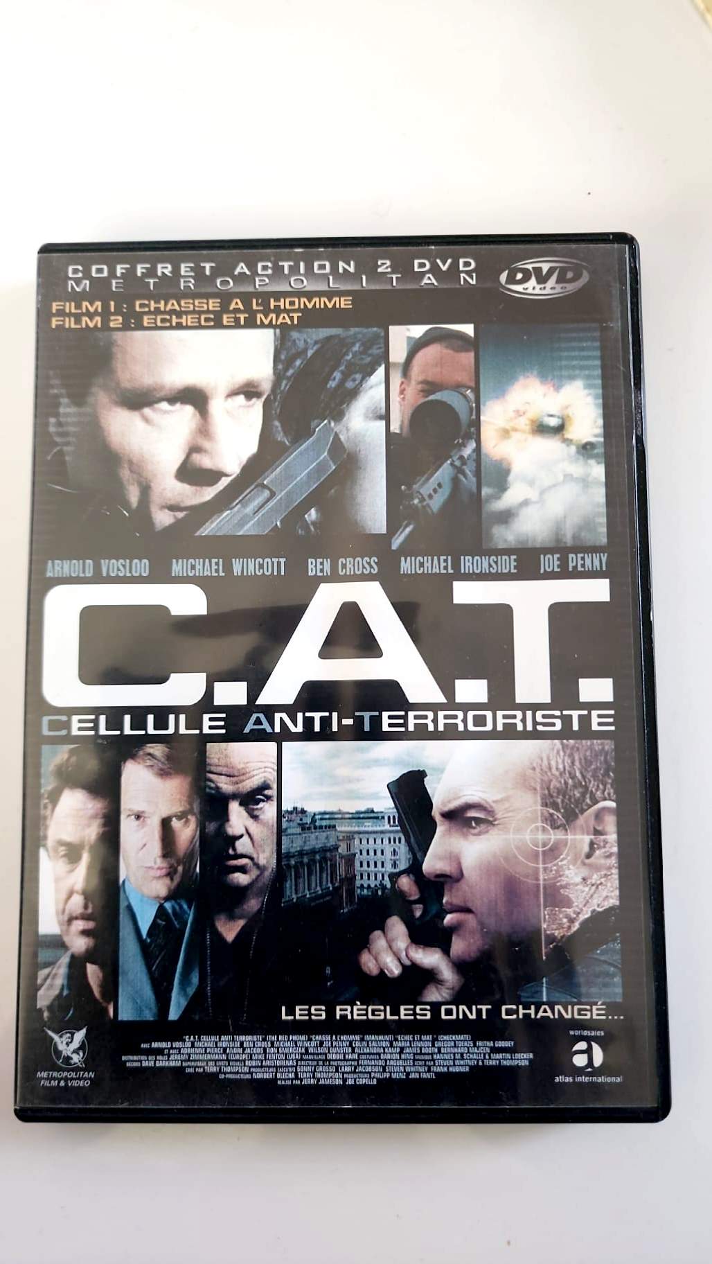 Jaquette avant C.A.T. Cellule anti-terroriste coffret 2 DVD