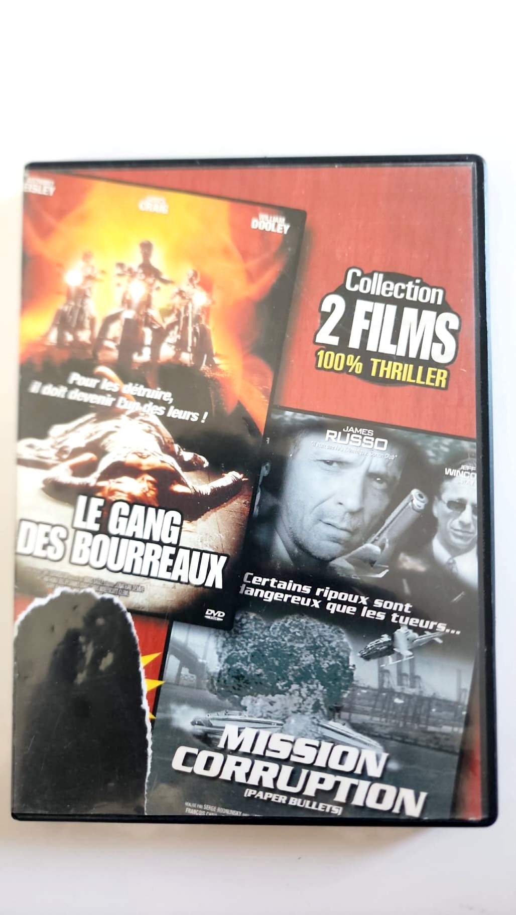 Jaquette avant coffret Le Gang des bourreaux et Mission Corruption