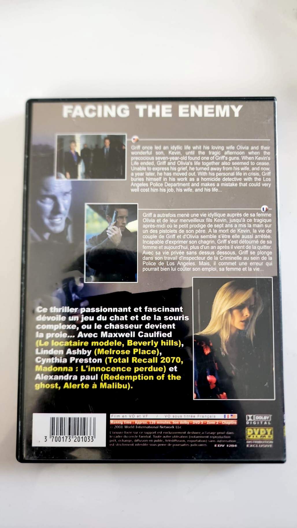 Facing the Enemy – DVD Import US – Pre-owned in good condition