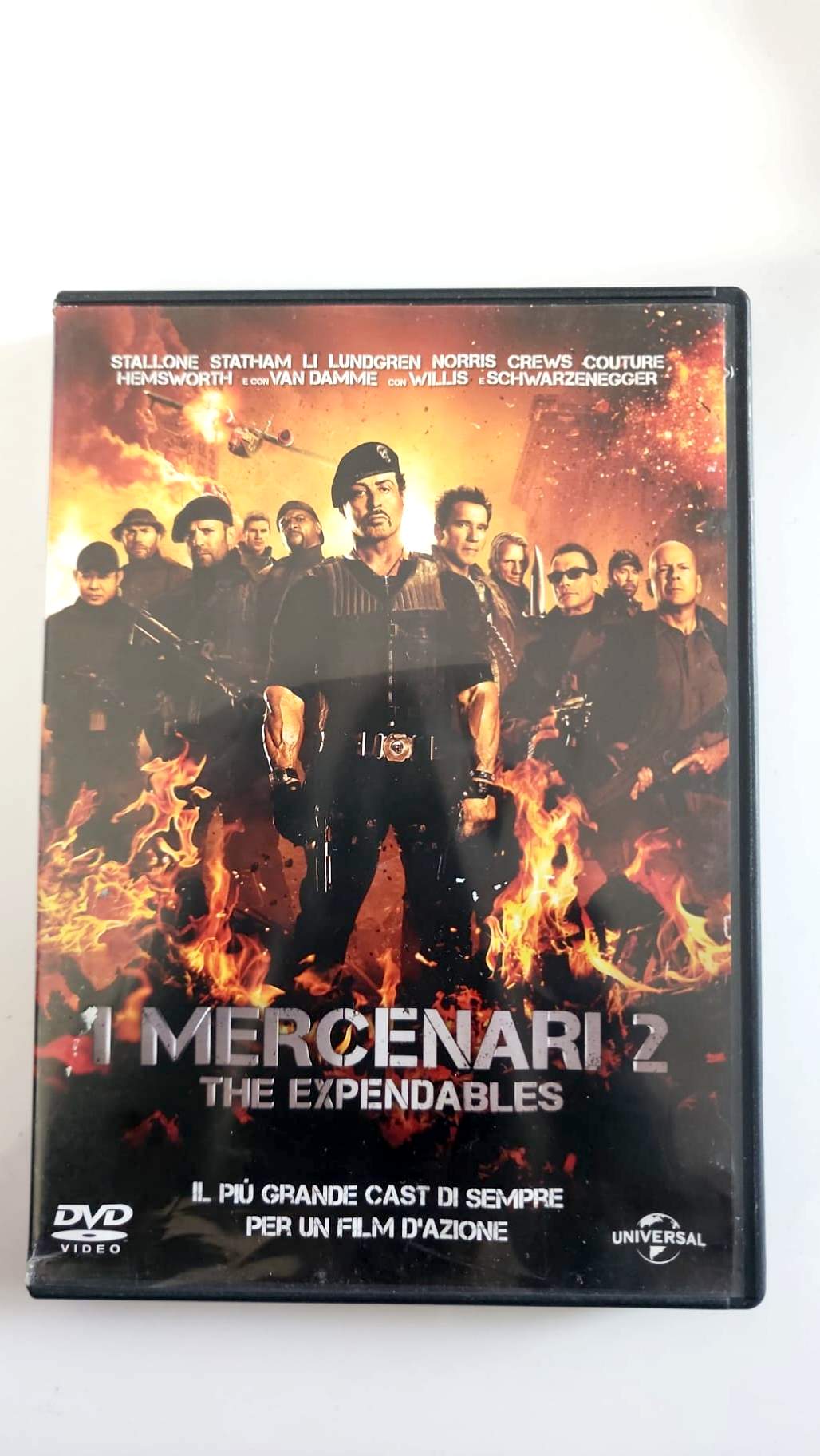 Jaquette avant italienne I Mercenari 2 DVD
