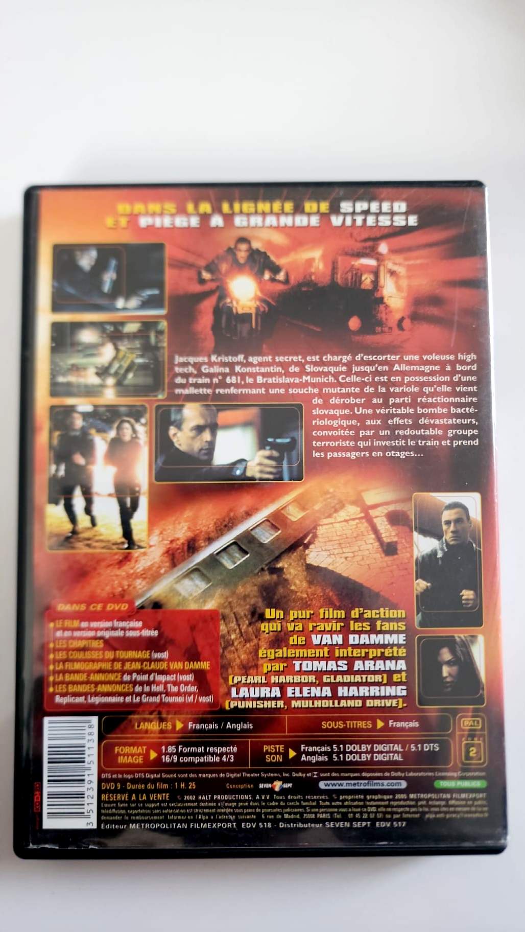 Punto de impacto – Jean-Claude Van Damme – DVD Metropolitan Filmexport segunda mano