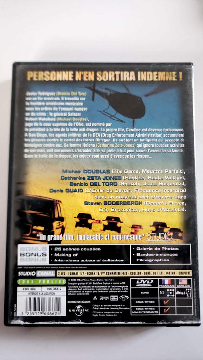 Traffic édition collector 2 DVD StudioCanal, jaquette arrière