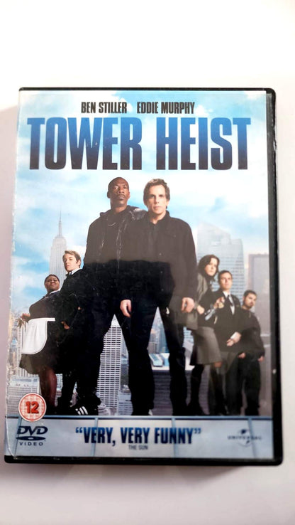 Tower Heist DVD UK, jaquette avant