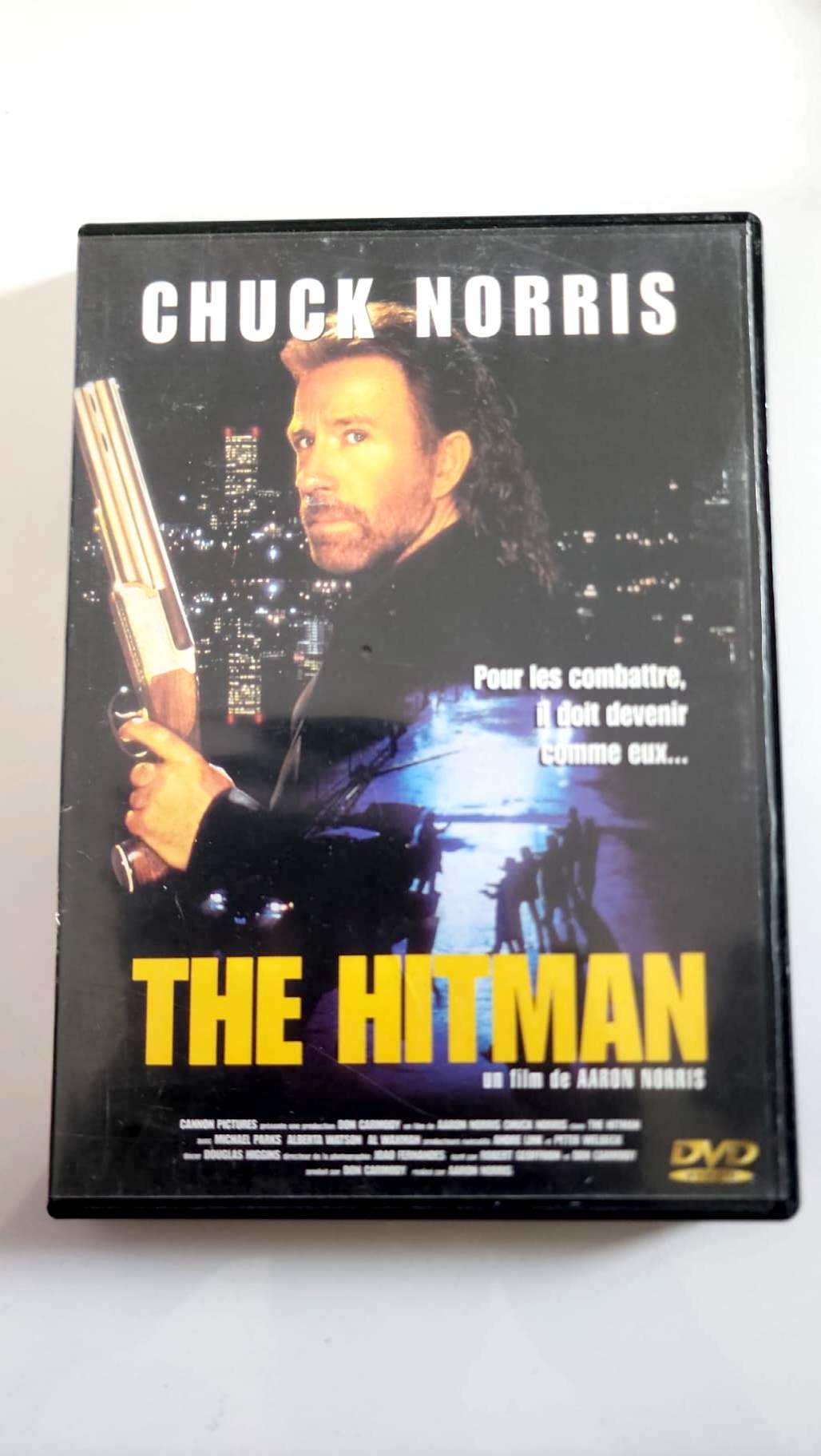 The Hitman avec Chuck Norris, jaquette avant du DVD