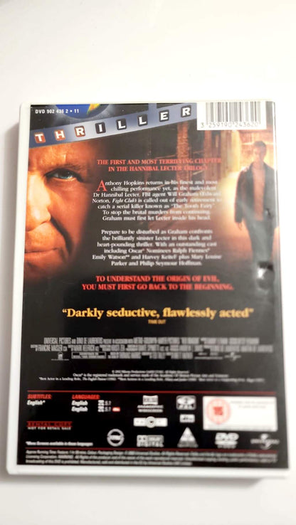 Red Dragon – DVD Rental Copy Universal Pictures – Anthony Hopkins