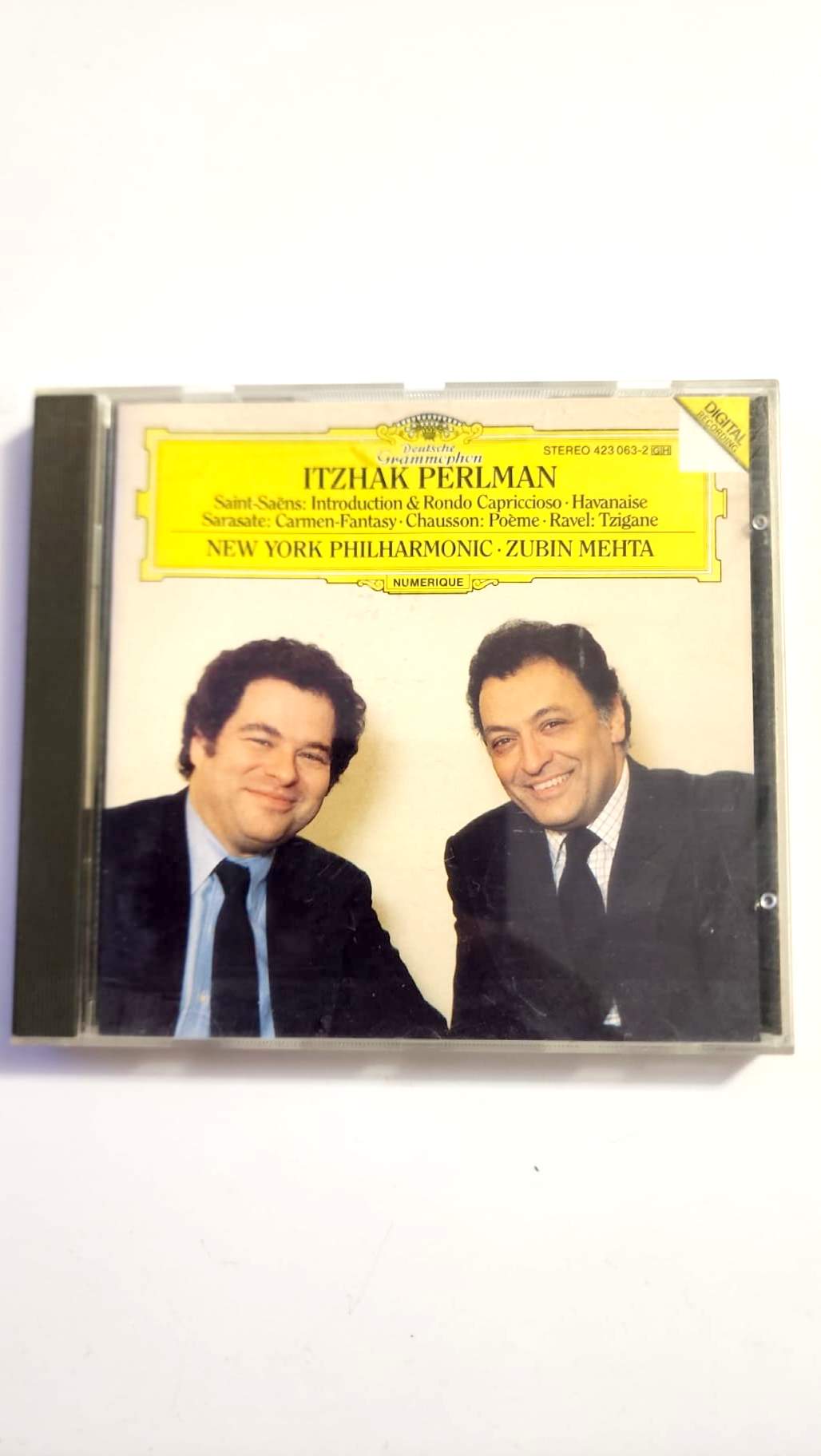 Itzhak Perlman, Zubin Mehta – Carmen-Fantaisie, Poème, Tzigane – CD Deutsche Grammophon