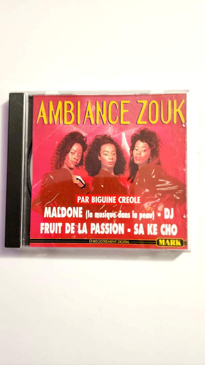 Biguine Créole – Ambiance Zouk – CD Mark