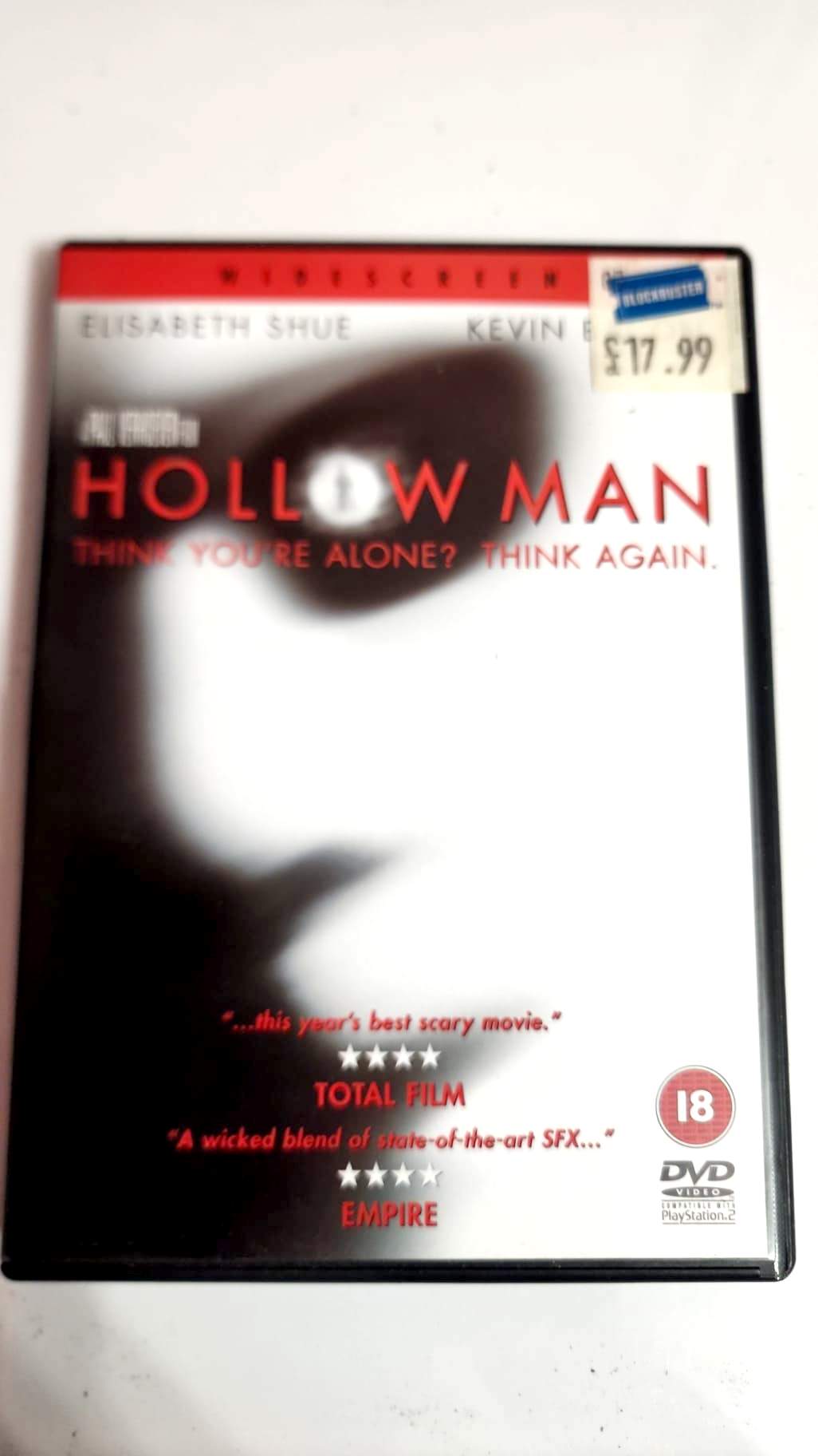 Hollow Man DVD - Pochette avant