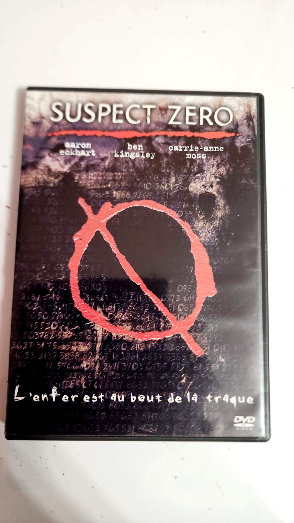 Suspect Zero DVD - Pochette avant