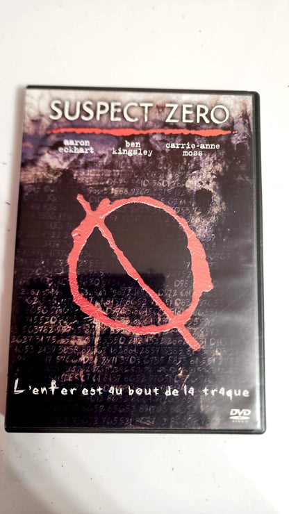 Suspect Zero DVD - Pochette avant