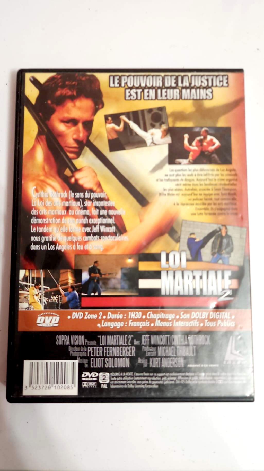 Loi Martiale 2 DVD - Code-barres et informations
