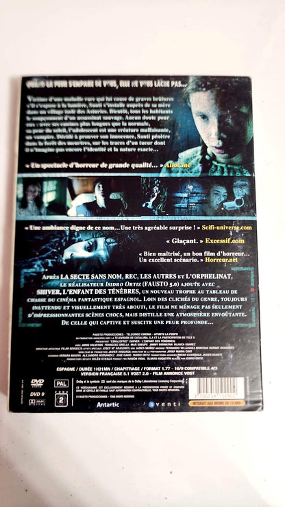 Shiver L'Enfant des Ténèbres DVD - Pochette arrière