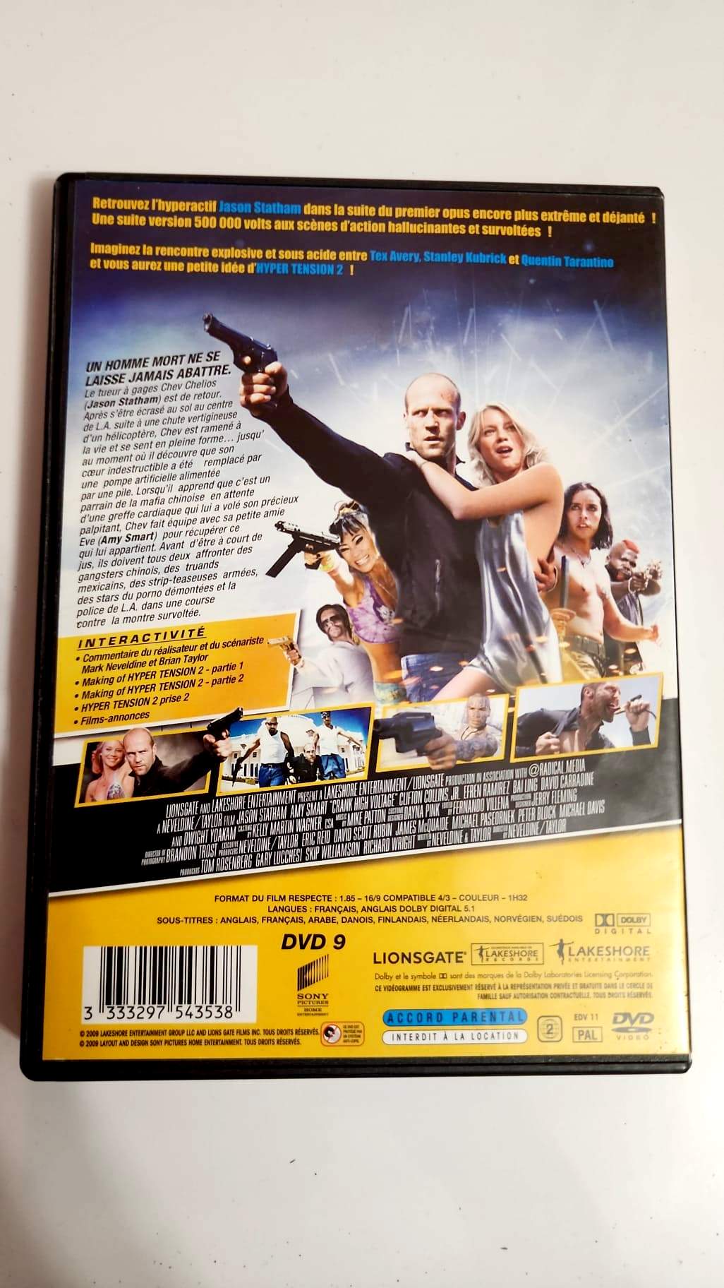 Hyper Tension 2 – DVD | Jason Statham, Amy Smart | Neveldine/Taylor | Action Zone 2