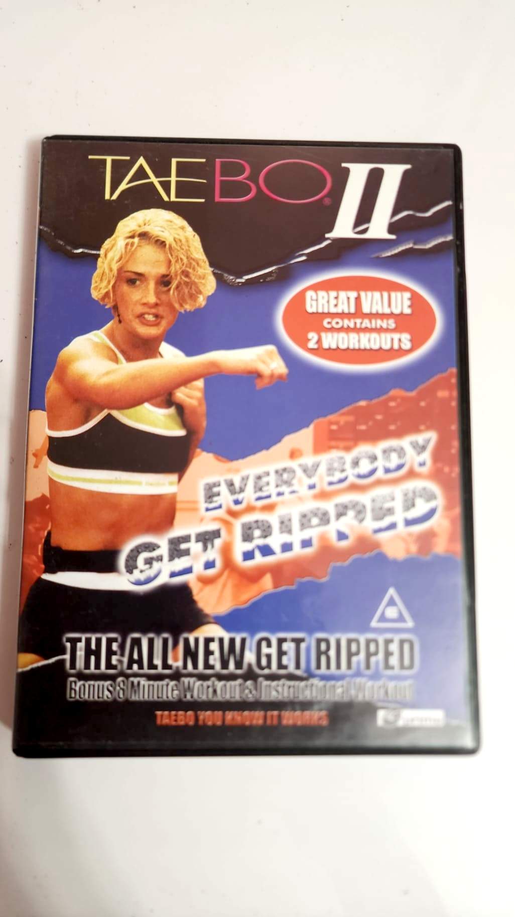 Tae Bo II – Everybody Get Ripped – DVD Fitness | Billy Blanks | 2 Workouts | Zone PAL