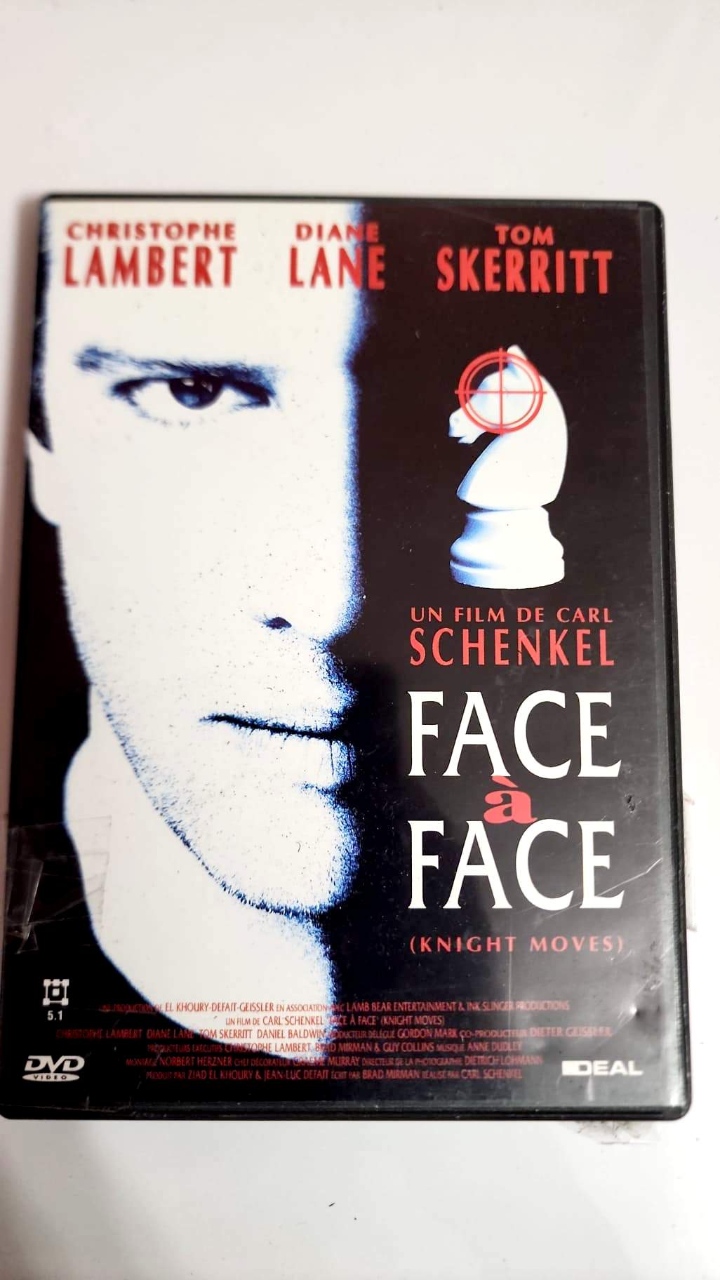 Face à Face (Knight Moves) – DVD | Christophe Lambert, Diane Lane | Carl Schenkel | Thriller Zone 2