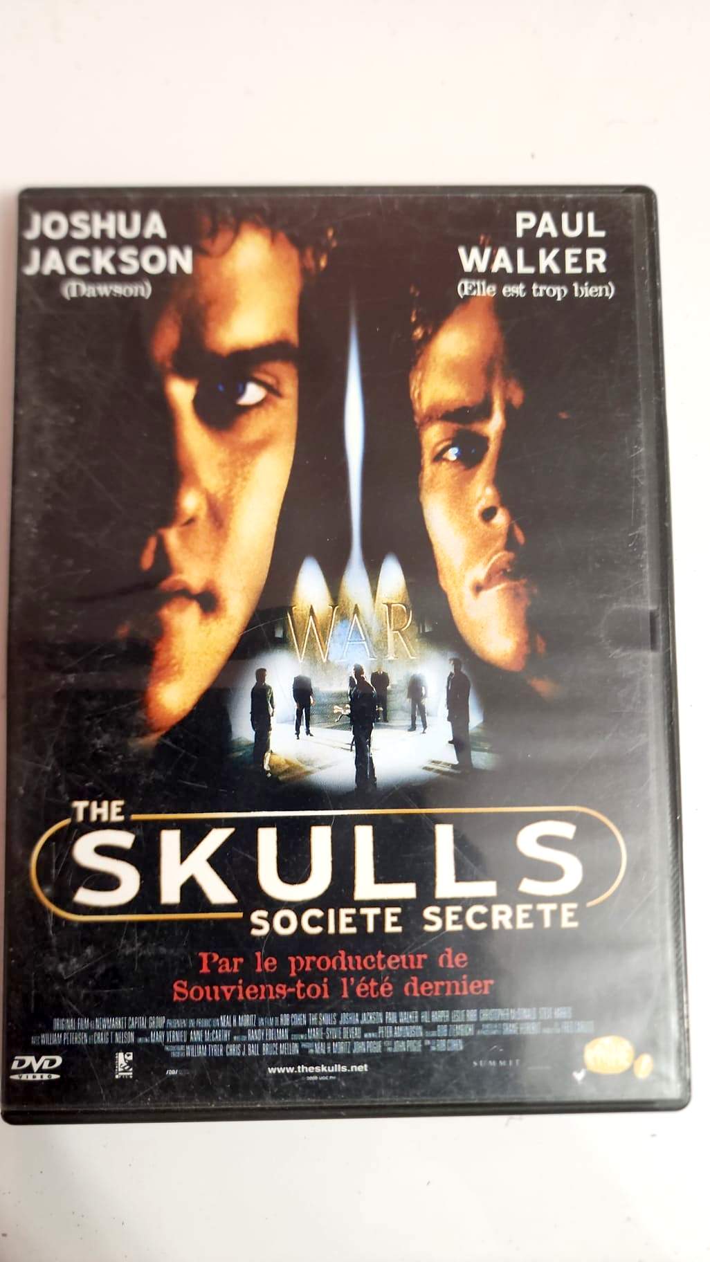 The Skulls Société Secrète DVD - Recto pochette