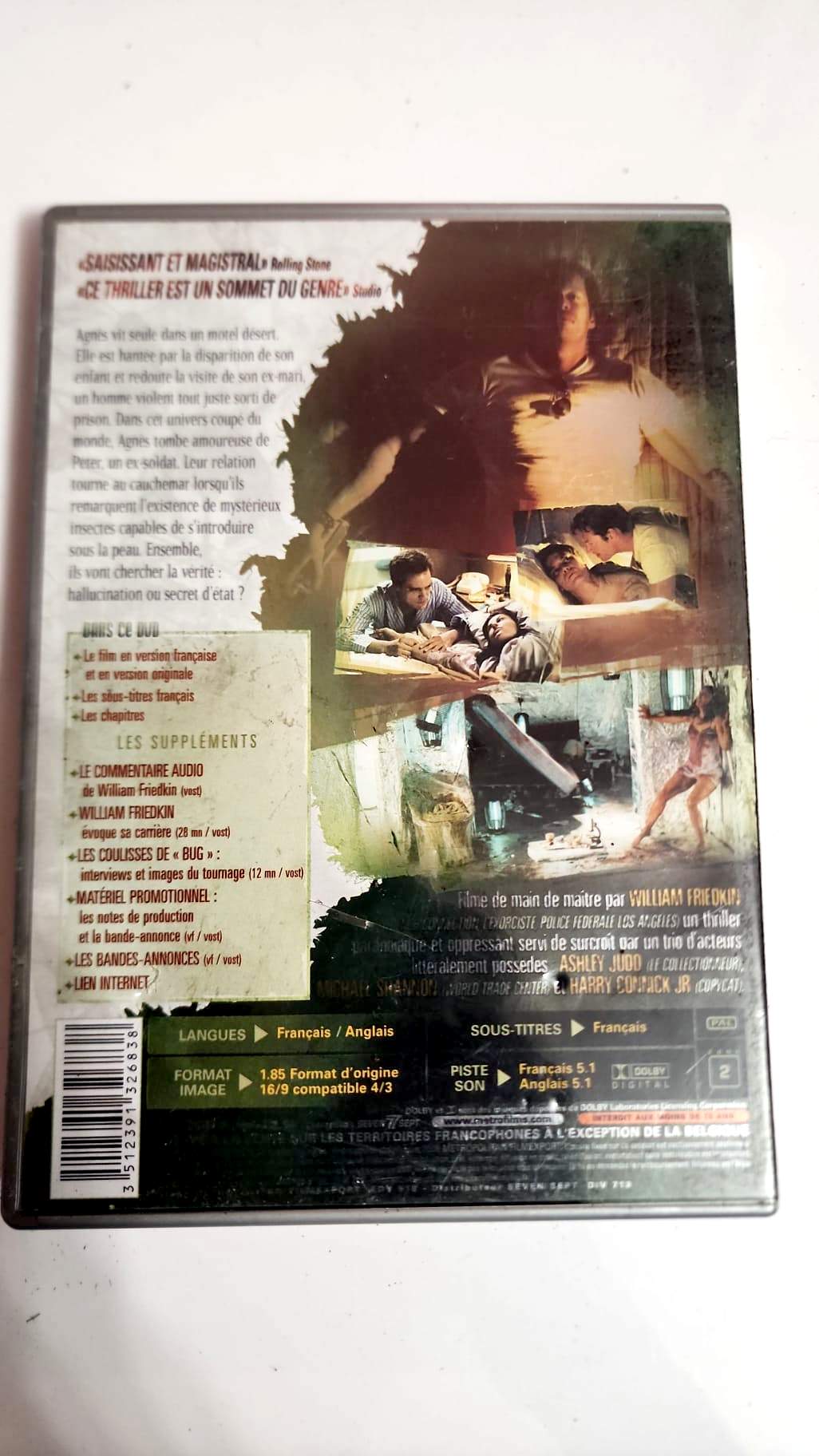 Bug DVD - Pochette arrière